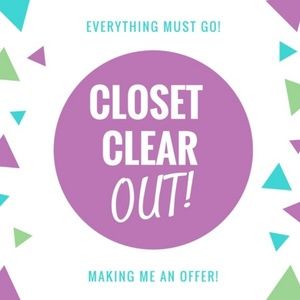Closet Clean Out Sale!!